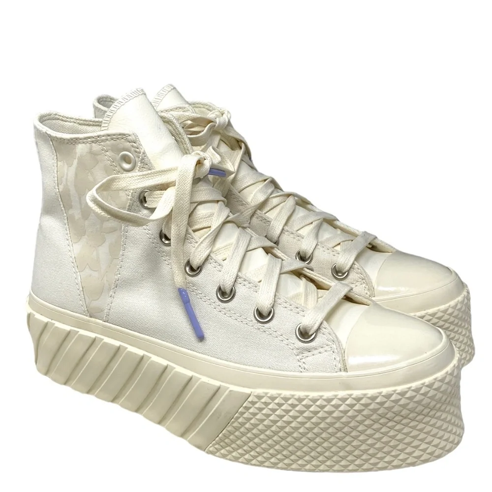 Converse Ctas Lift Platform High Shoe Skate Canvas Women Casual Sneakers A01732C - Picture 2 of 12